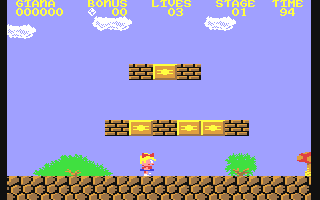 Screenshot of The Great Giana Sisters game